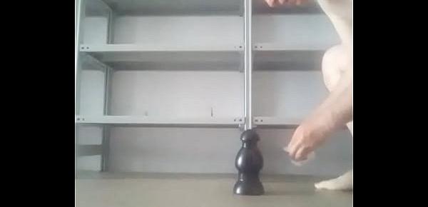  Ass gaping dildo-Enjoy and stroke your meat